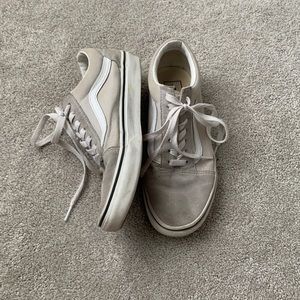 Grey old school vans
